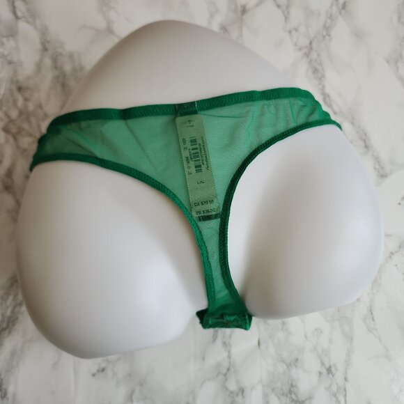 VICTORIA'S SECRET VERY SEXY ZIGGY GLAM FLORAL EMBROIDERY THONG PANTY - Picture 6 of 8